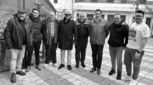 Parte del equipo directivo de la Escuela Taurina Extremeña.